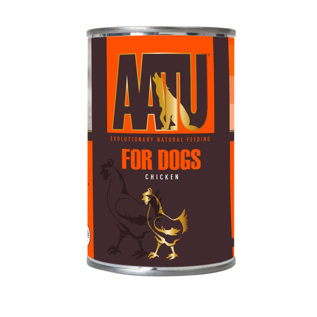 AATU mitrā barība suņiem, vista, 400 g - Produkta attēls