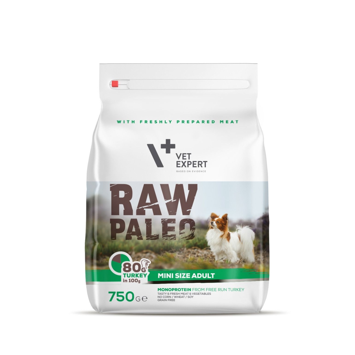 RAW PALEO Adult sausā barība mazo šķirņu suņiem, 750g - Produkta attēls