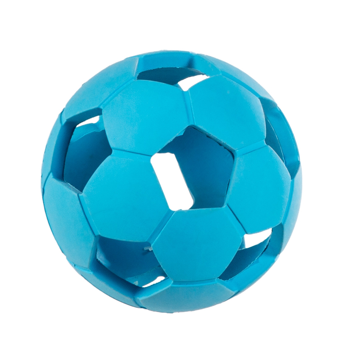 LITTLE&BIGGER Soccer Ball rotaļlieta suņiem, 6cm, zila - Produkta attēls