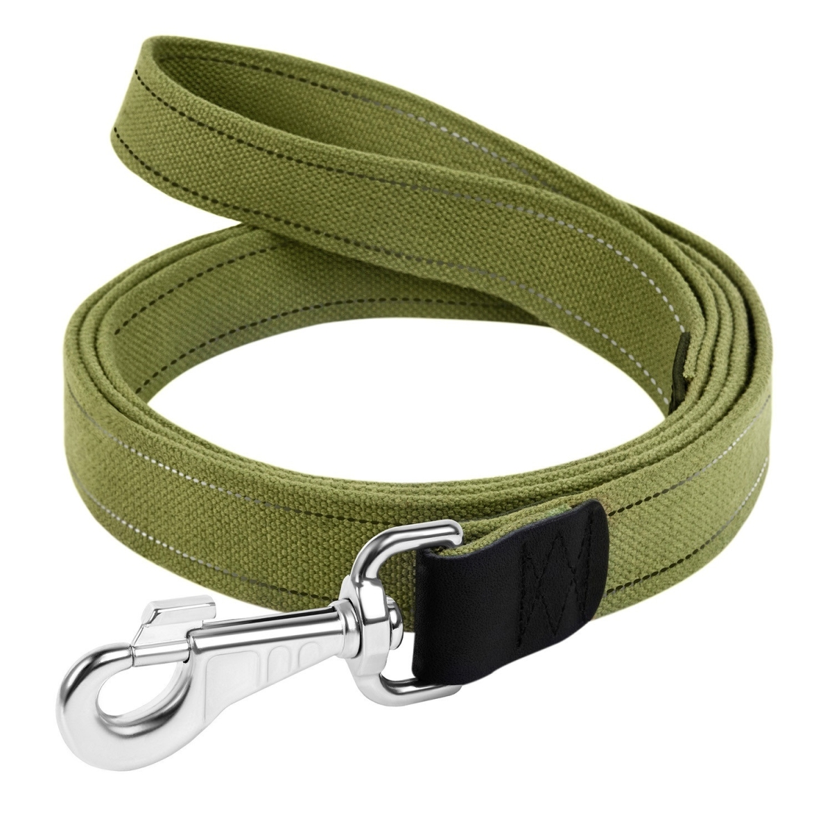 Collar pavada suņiem kokvilnas 5m, zaļa - Produkta attēls