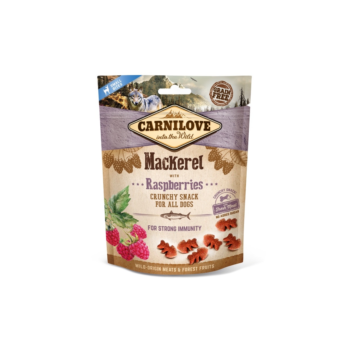 CARNILOVE gardumi suņiem, skumbrija/avenes, 200g - Produkta attēls