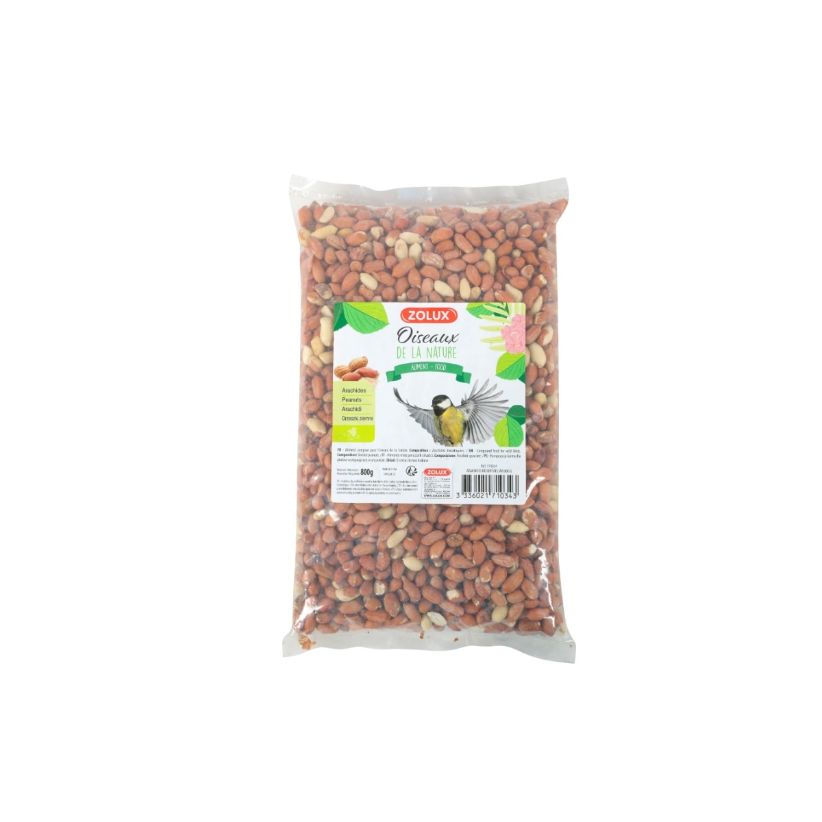 ZOLUX zemesrieksti putnu barošanai 800g - Produkta attēls