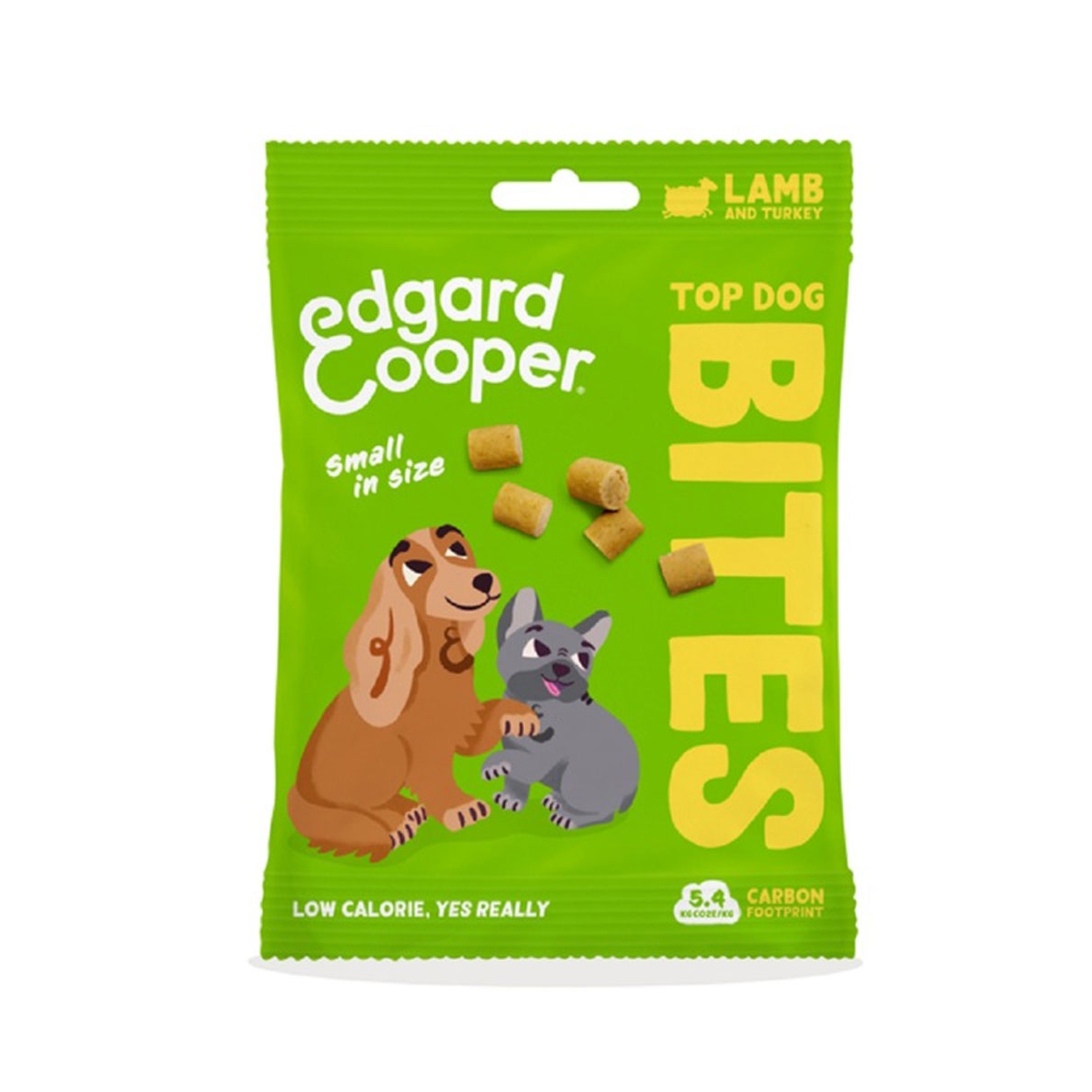 EDGARD COOPER Bites kārumi suņiem jērs/tītars, S, 50g - Produkta attēls