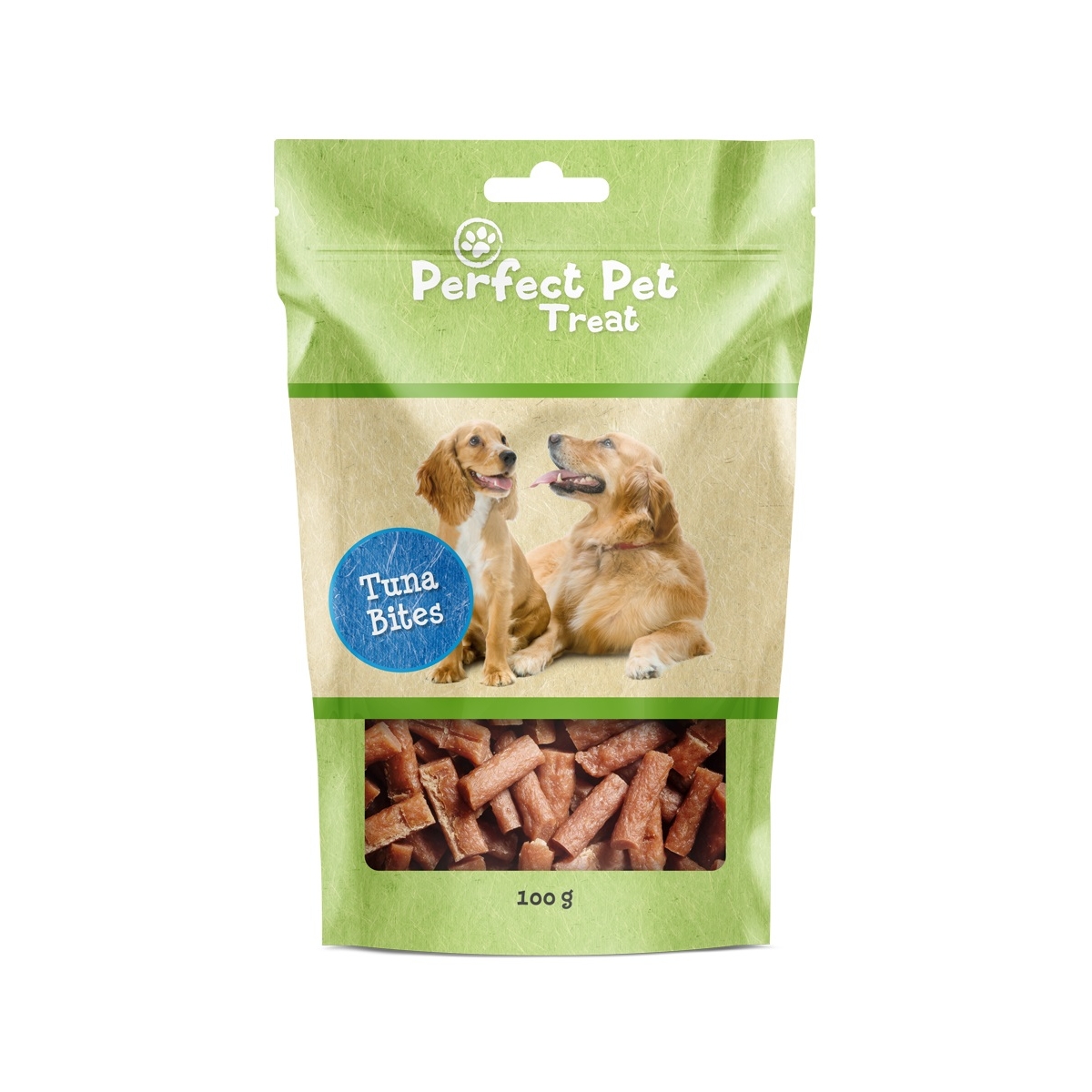 PERFECT PET Bites gardumi suņiem, tuncis, 100g - Produkta attēls