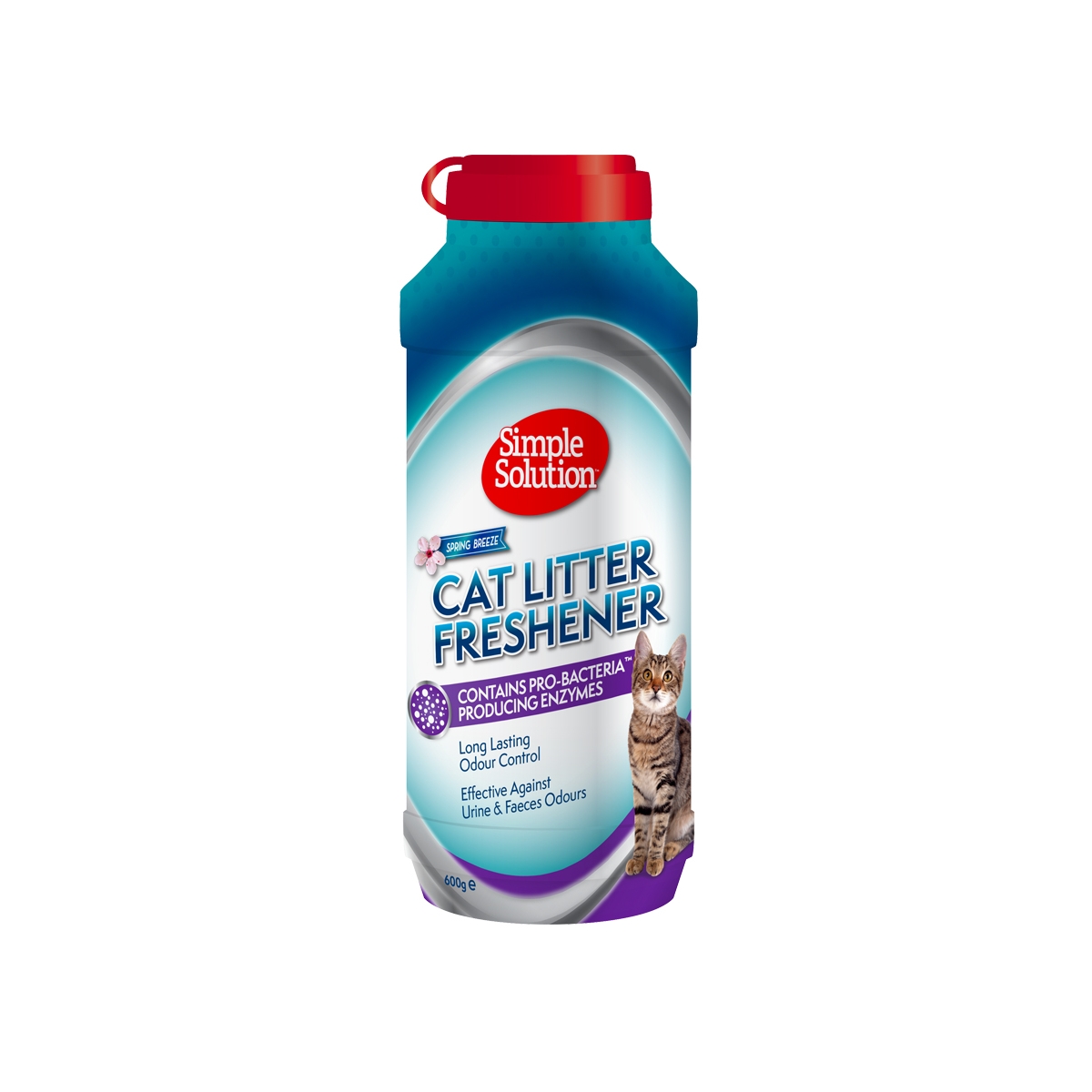 SIMPLE SOLUTION kaķu pakaišu atsvaidzinātājs, 600g - Produkta attēls