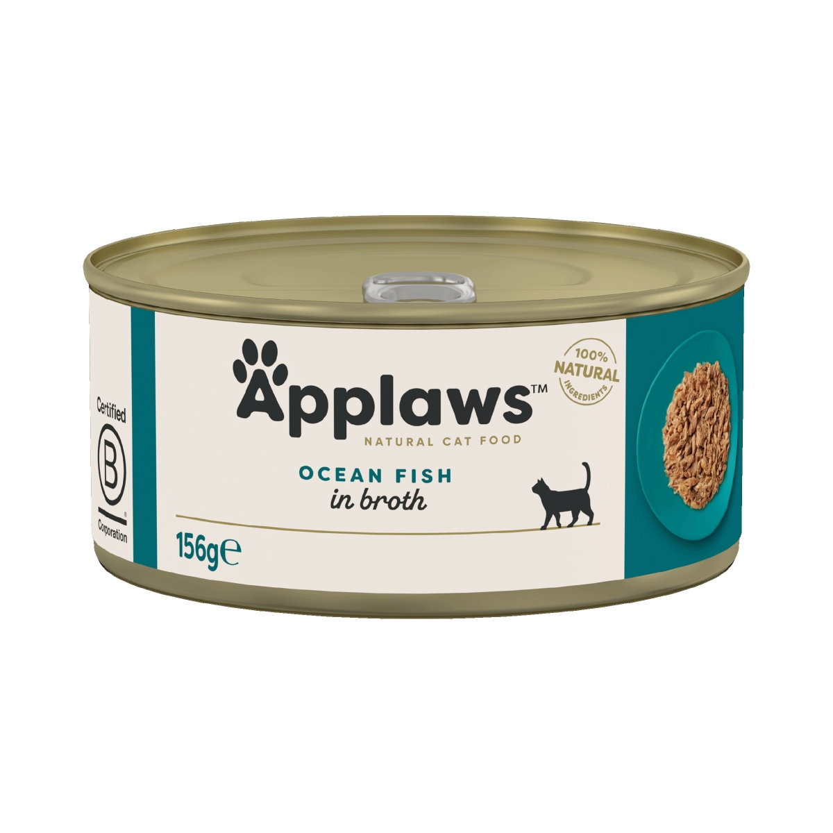 APPLAWS mitrā barība kaķiem, okeāna zivis, 156 g - Produkta attēls