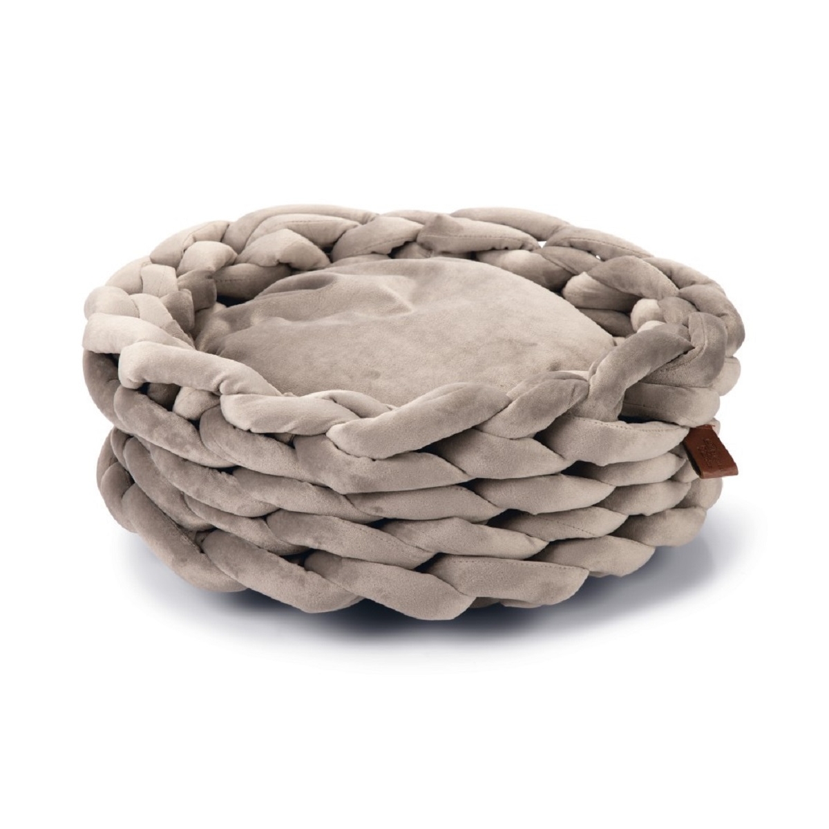 BEEZTEES Ziba guļvieta kaķiem 40x40x15 cm, pelēka - Produkta attēls