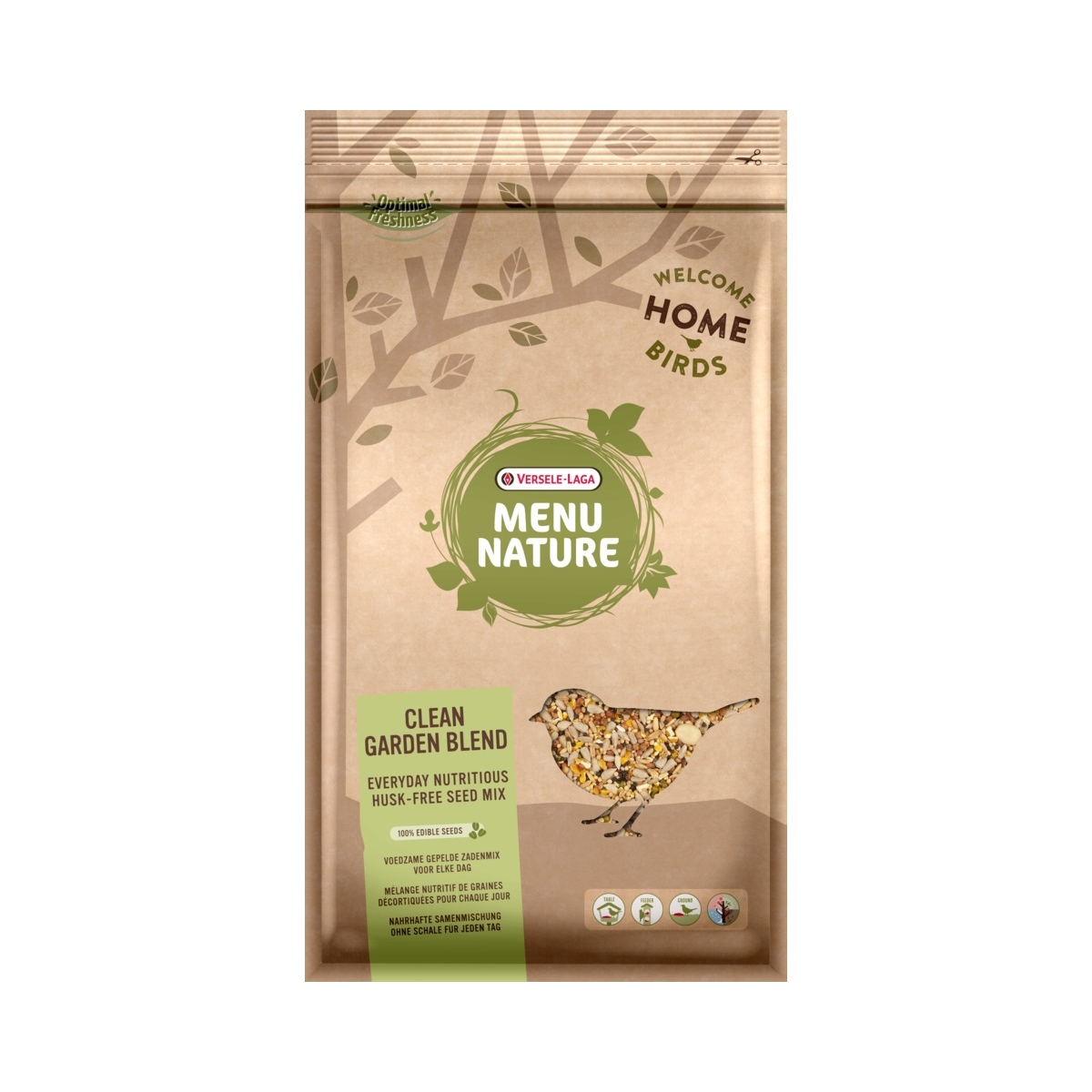 Versele-Laga Nature Clean Gard. Bl. barība putniem, 2,5 kg - Produkta attēls