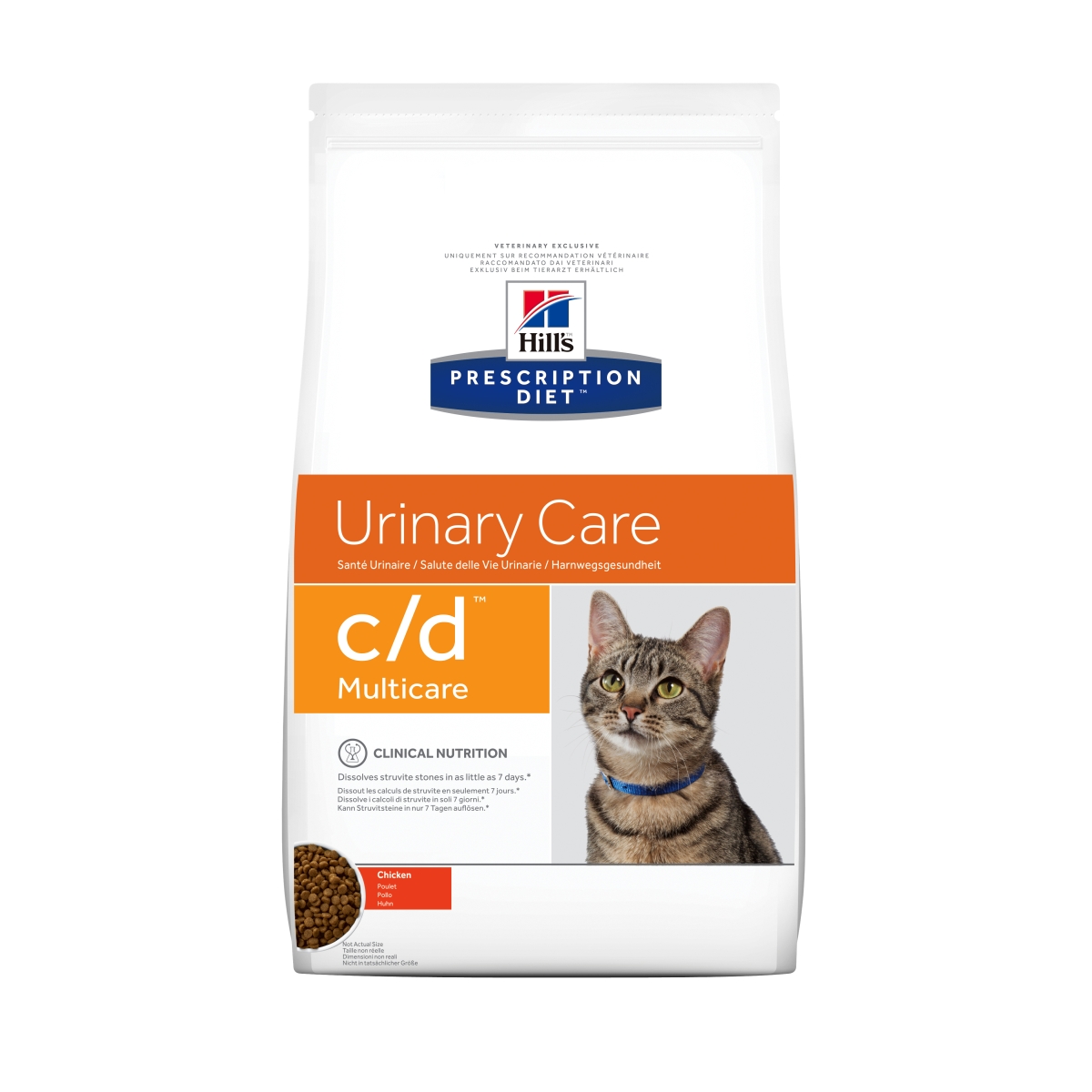 Hills pd c/d kaķu sausā b multic.vista 5kg - Produkta attēls