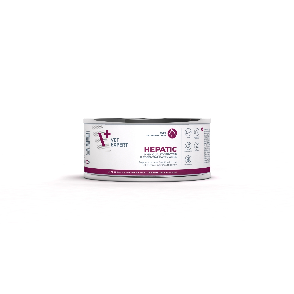 VetExpert 4T VD Hepatic konservi kaķiem 100g - Produkta attēls 1