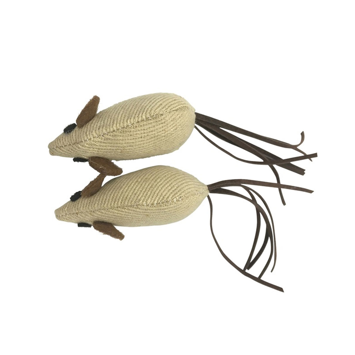 LOVE STORY rotaļlieta kaķiem, peles, 14 cm, bēšas,2gb - Produkta attēls