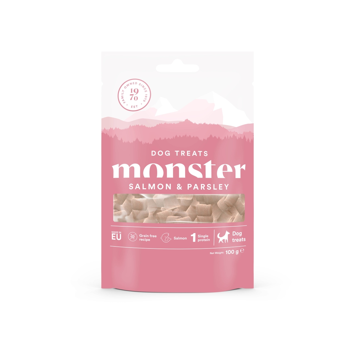 MONSTER gardumi suņiem, lasis, 100g - Produkta attēls