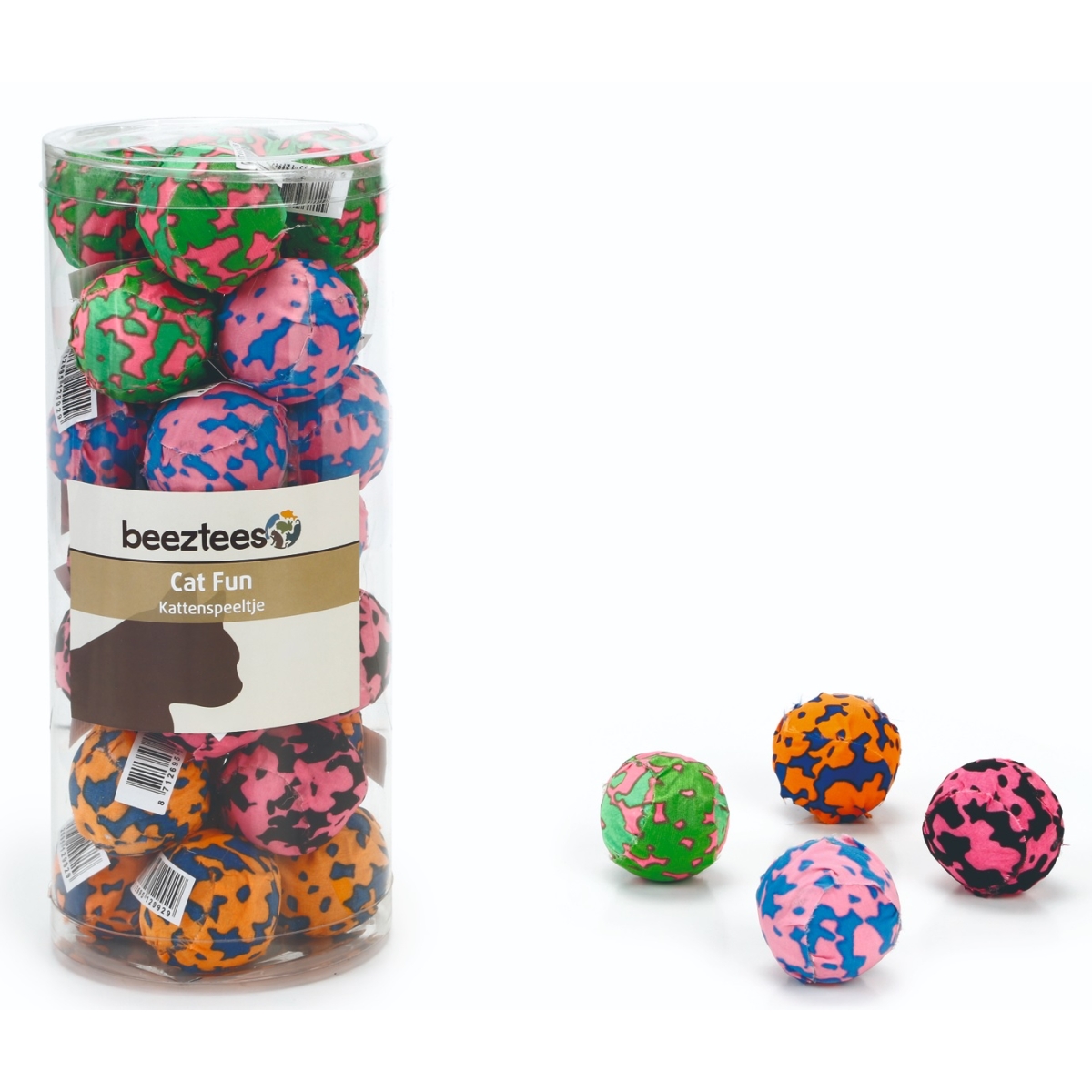BEEZTEES Funny Ball rotaļlieta kaķiem 4cm - Produkta attēls