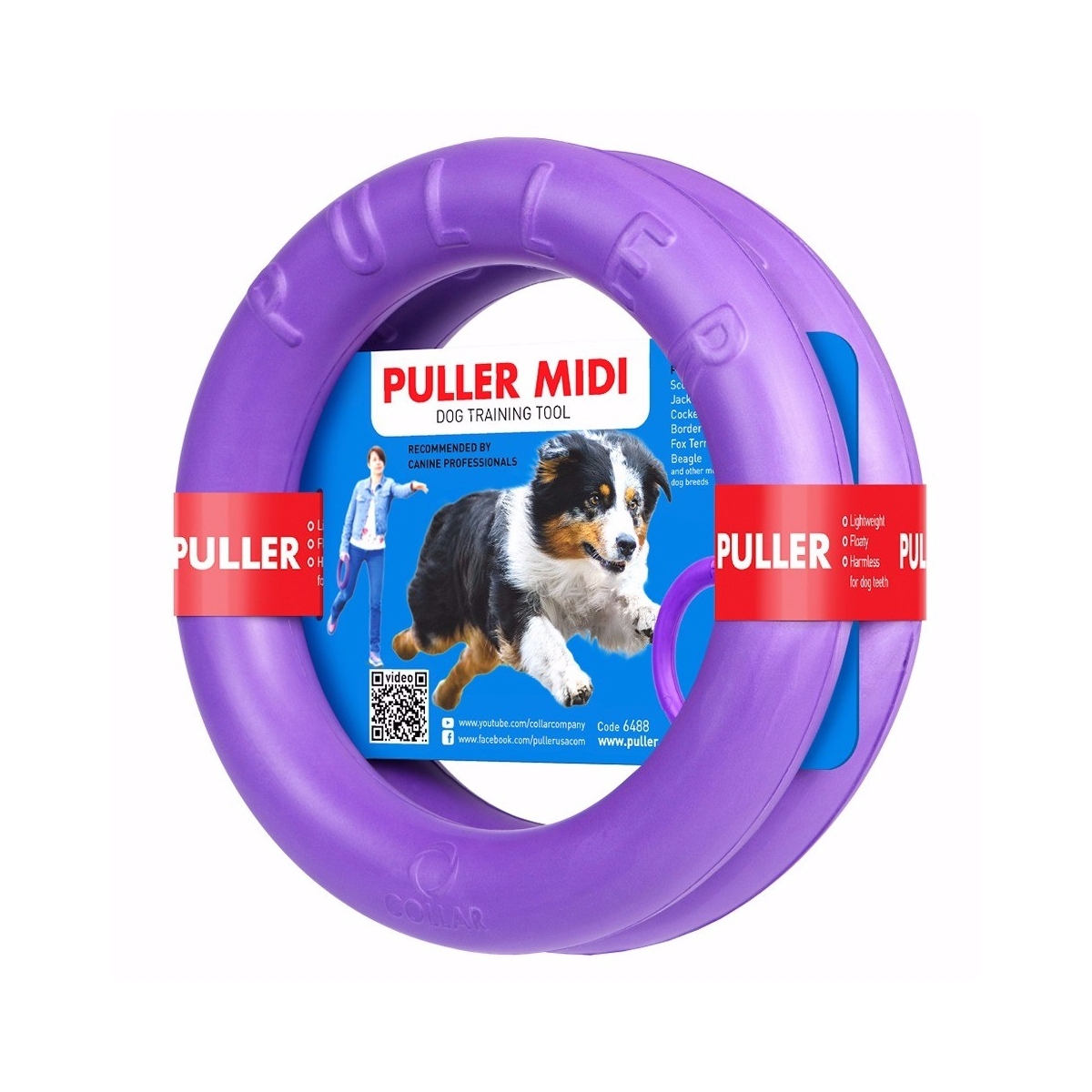 COLLAR Puller Midi rotaļlieta suņiem, diametrs  20cm - Produkta attēls