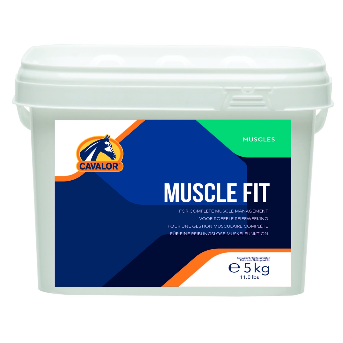 Cavalor Muscle Fit papildbarība zirgiem, 5 kg - Produkta attēls
