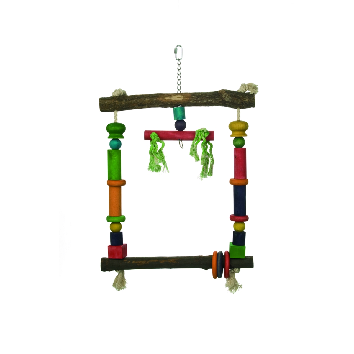 BEEZTEES koka šūpoles papagaiļiem, 35 X 56 cm - Produkta attēls