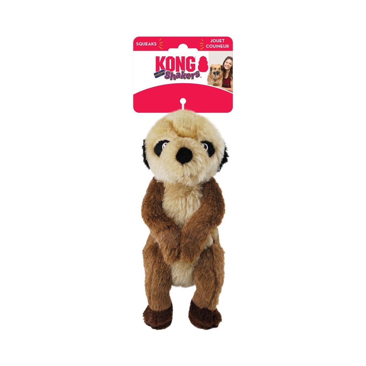 KONG Shakers Passports Meerkat rotaļlieta suņiem - Produkta attēls