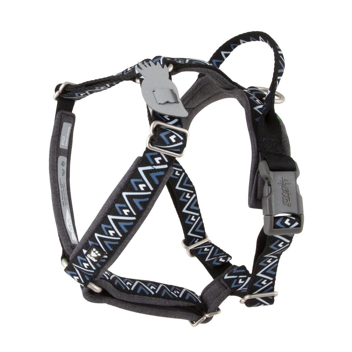 HURTTA Razzle-Dazzle Y-harness krūšu siksna 45-55 cm melna - Produkta attēls 1