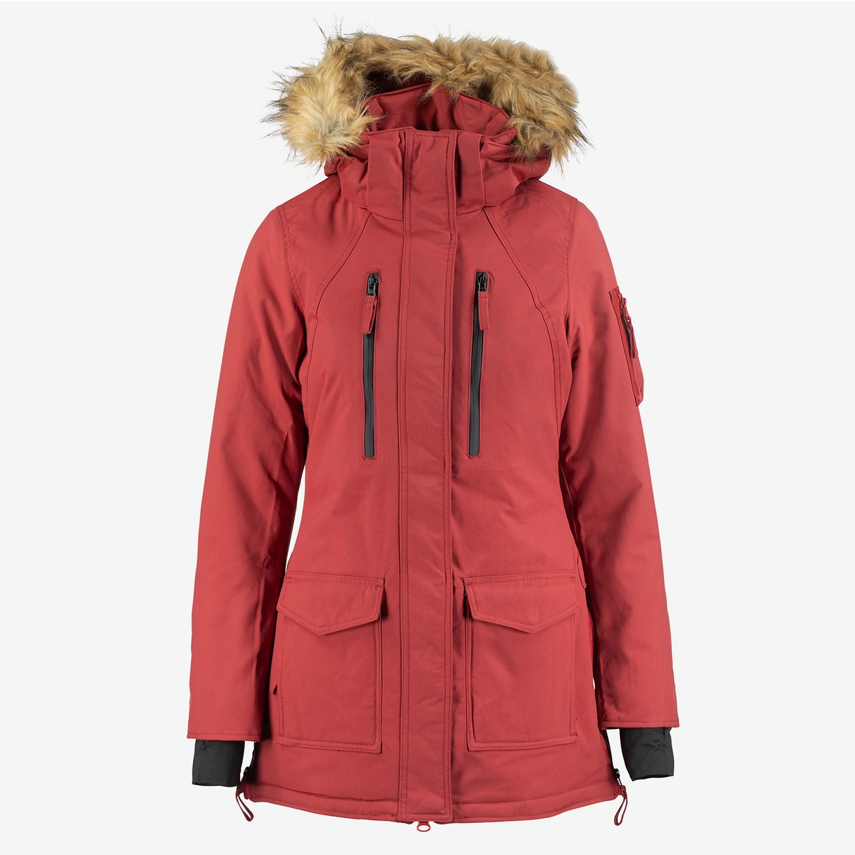 HORZE NAISTE PARKA BROOKE 40 PUNANE - Produkta attēls