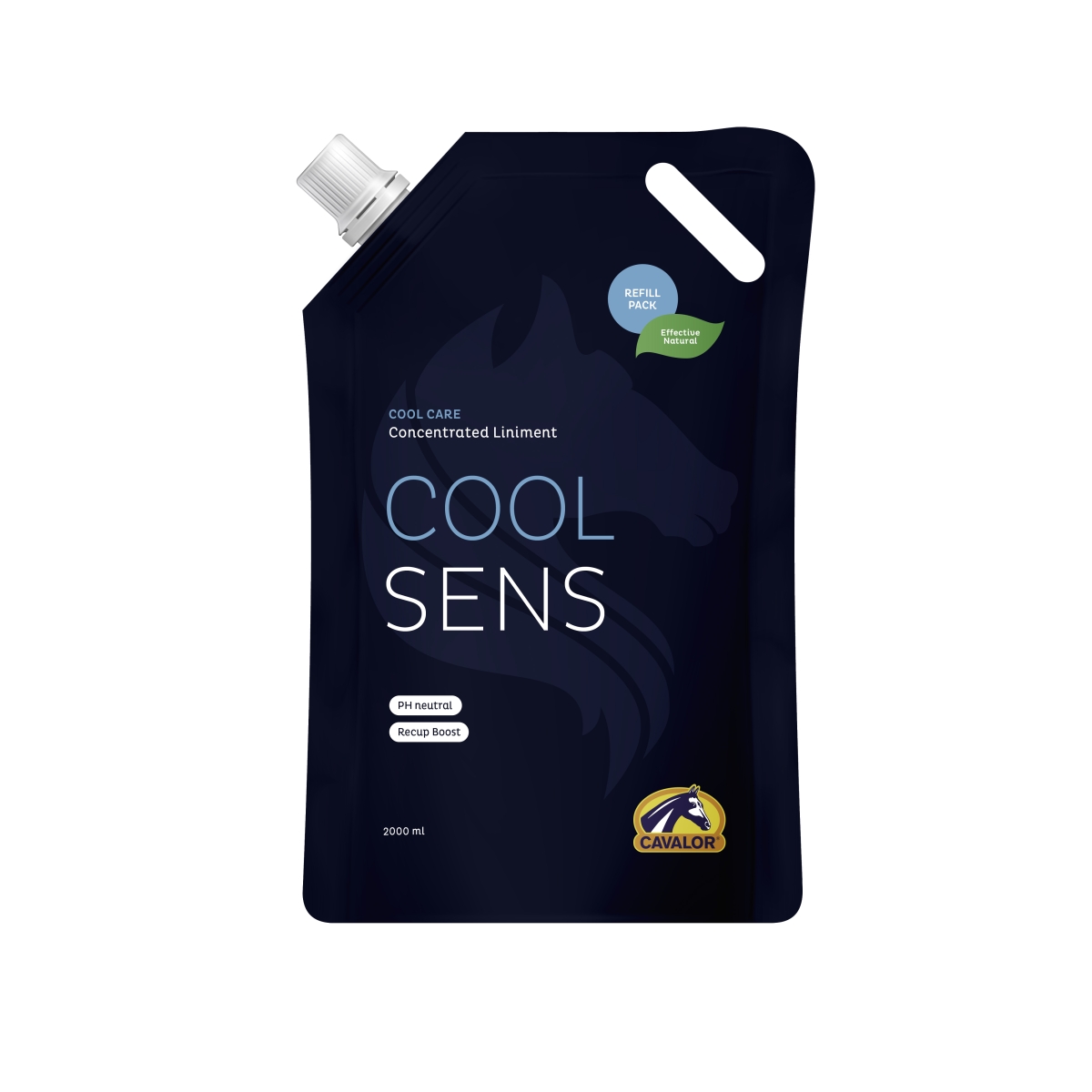 Cavalor Coolsense šampūns zirgiem, 2 L - Produkta attēls