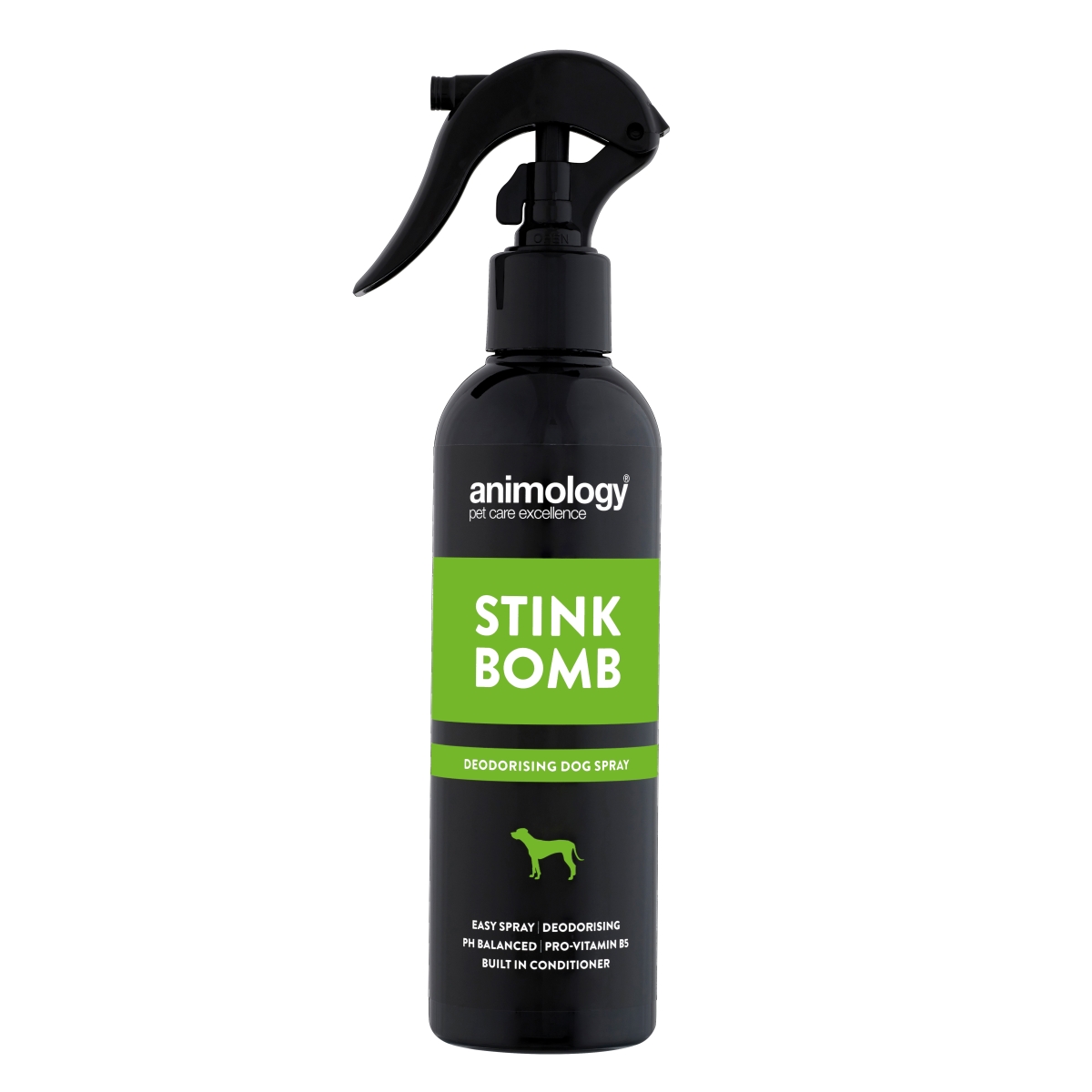 ANIMOLOGY Stink Bomb atsvaidzinošs sprejs suņiem, 250 ml