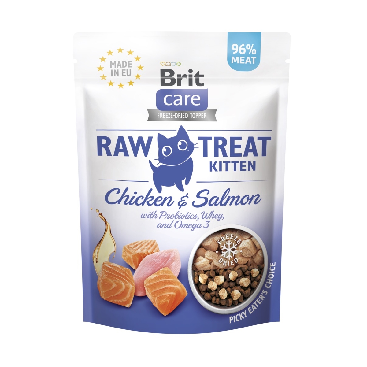 BRIT Care Raw kārumi kaķēniem, vista/lasis, 40g - Produkta attēls