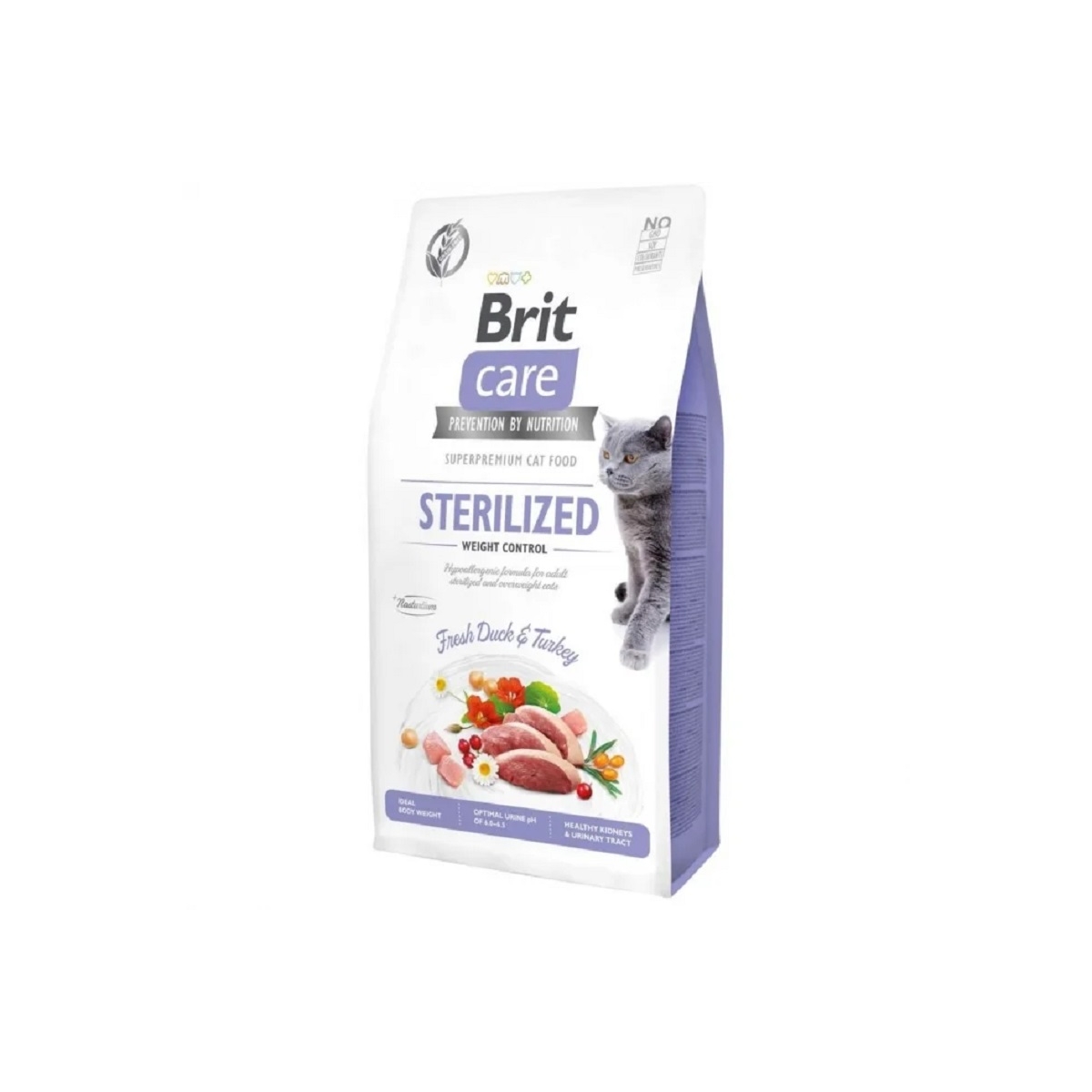 BRIT Care Weight Control sausā barība kaķiem, pīle/tītars, 2kg - Produkta attēls