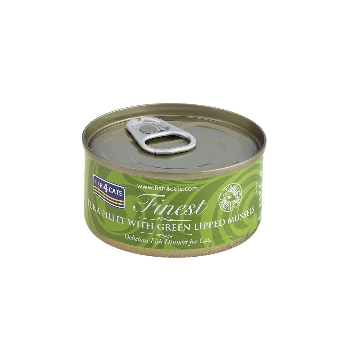 FISH4CATS mitrā barība kaķiem, tuncis/mīdijas, 70 g - Produkta attēls