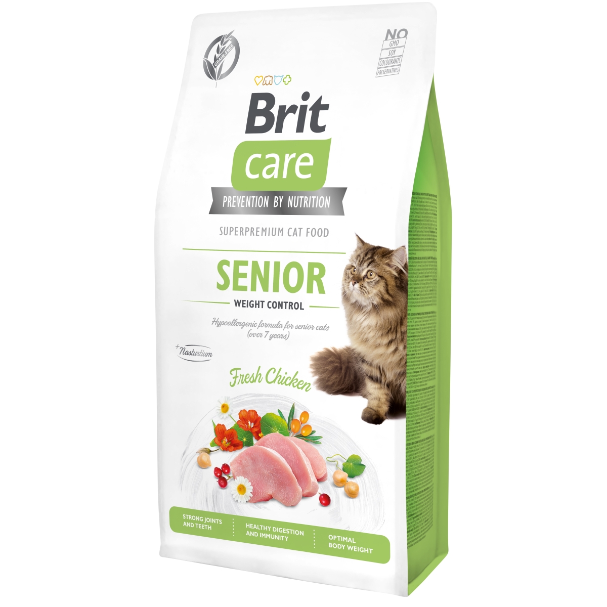 BRIT Care Senior Weight Control sausā barība kaķiem 7kg - Produkta attēls