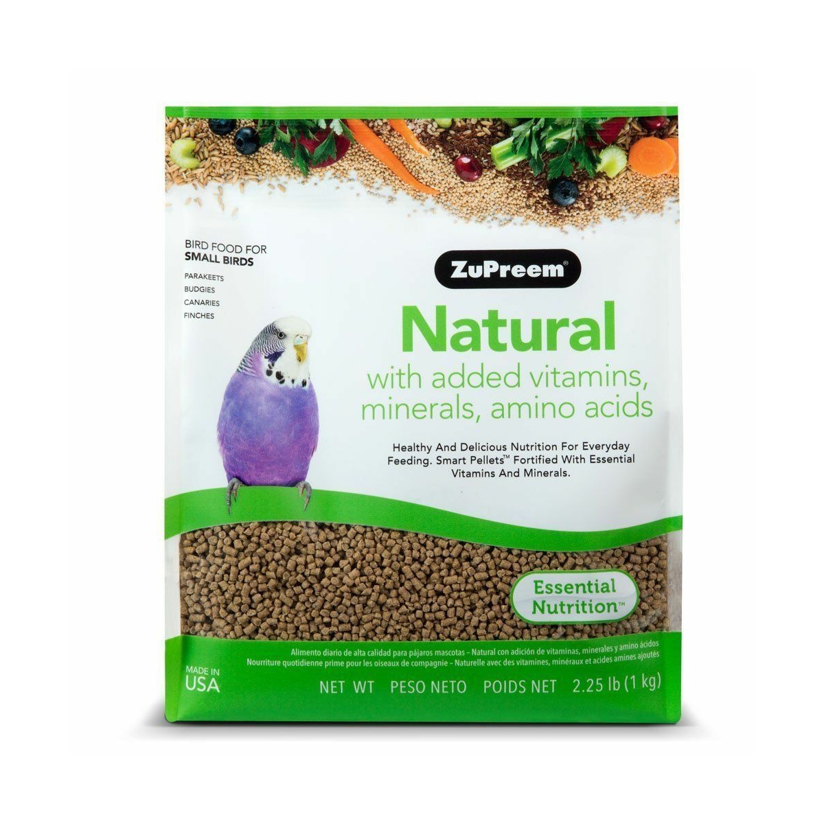 ZUPREEM Natural putnu barība - maziem putniem, 1kg - Produkta attēls