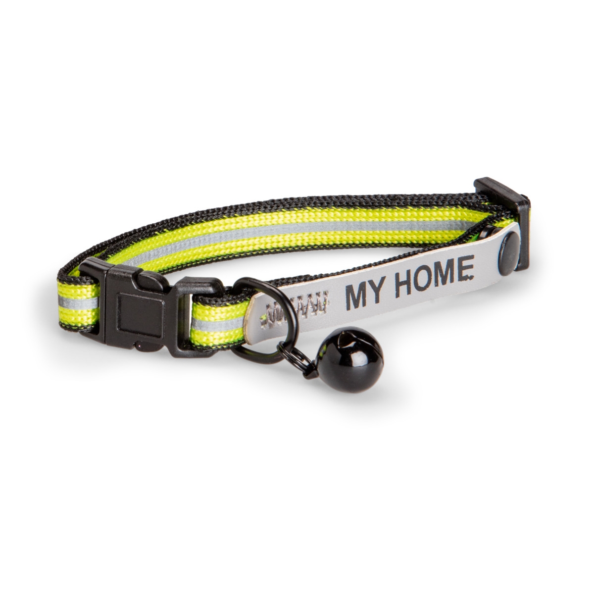 BASIC Nametag kaklasiksna kaķiem, 30cm, dzeltena - Produkta attēls