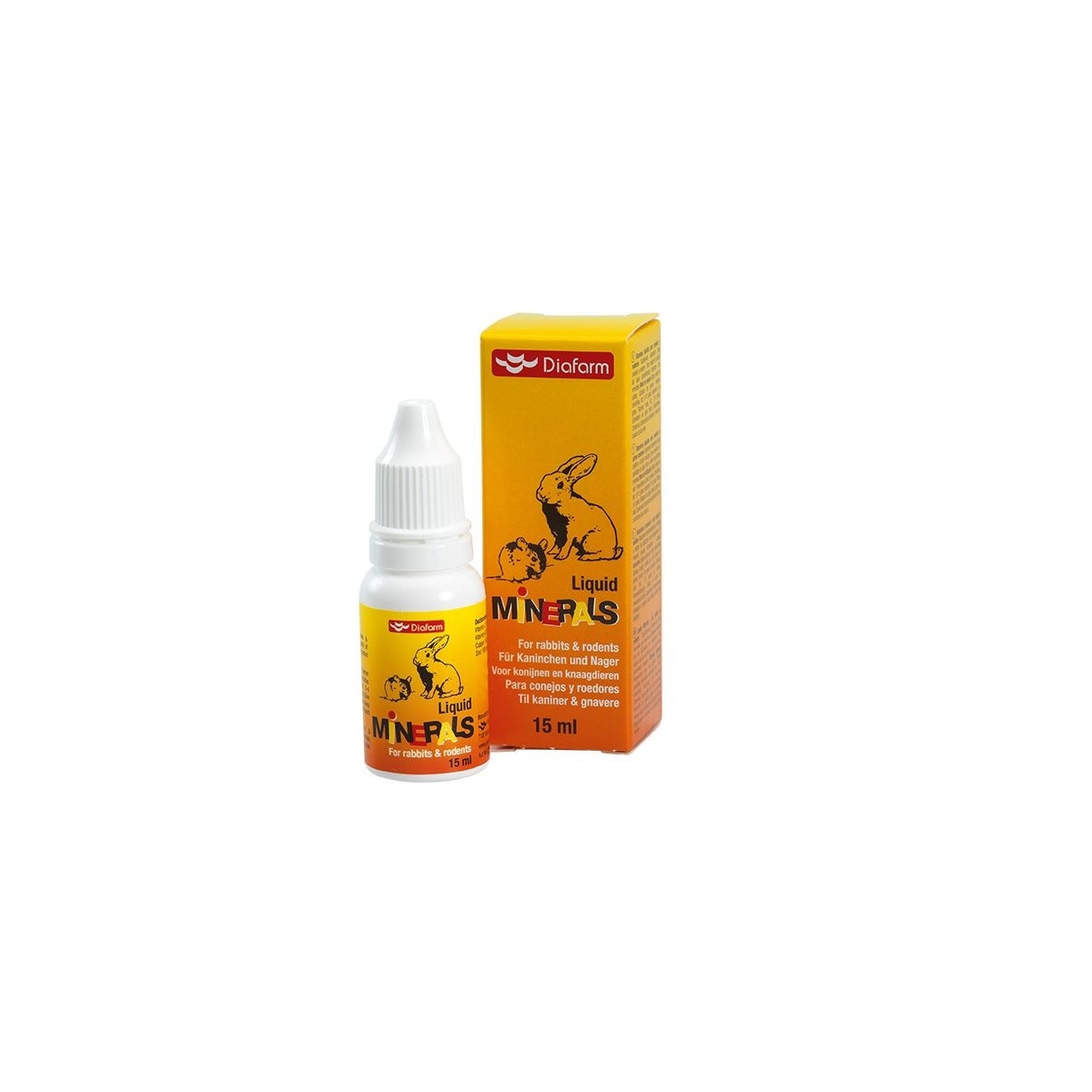 Diafarm Liquid Minerals  papldbarība trušiem un grauzējiem 15ML - Produkta attēls
