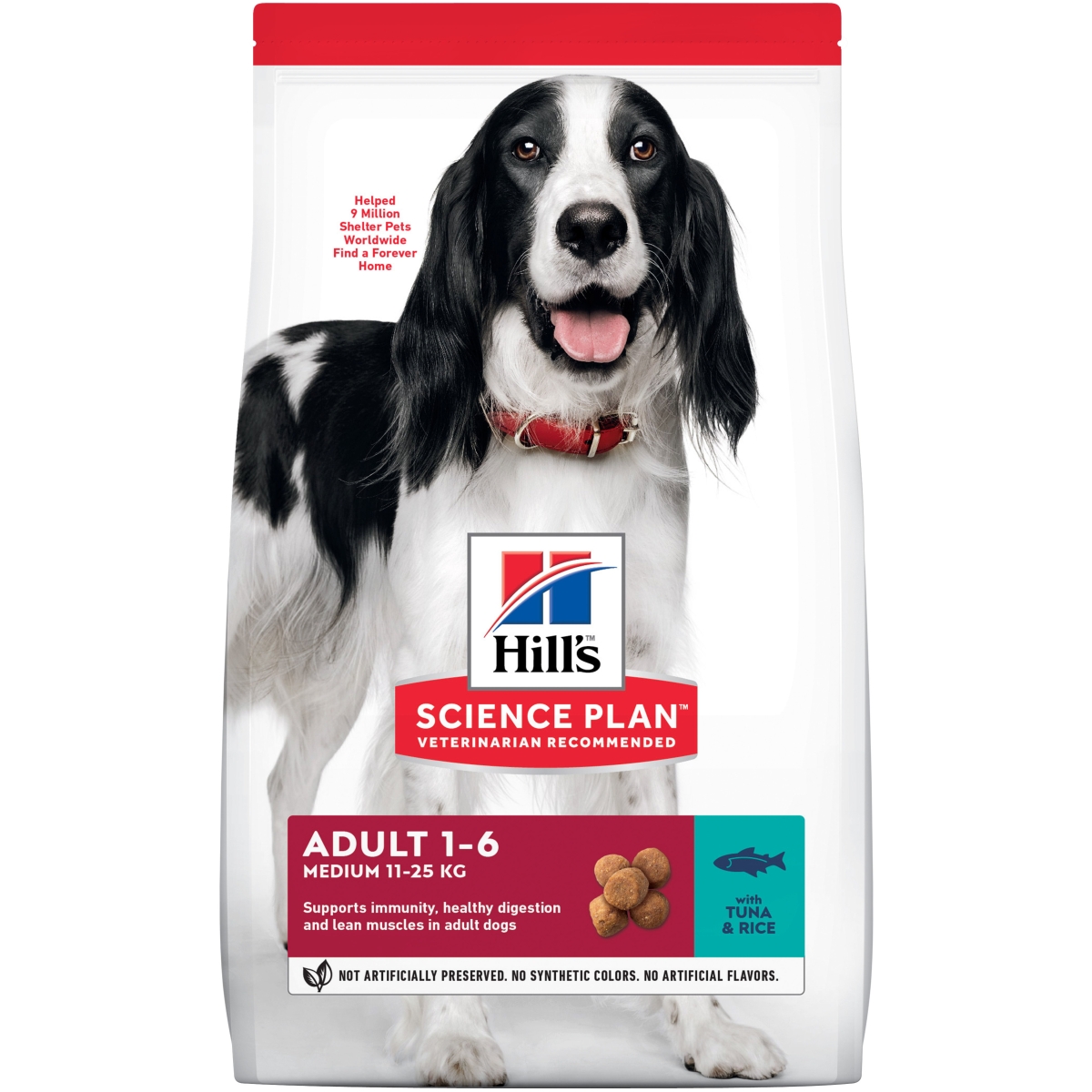 Hills s/b suņirm ar tunci/rīsiem 12 KG - Produkta attēls