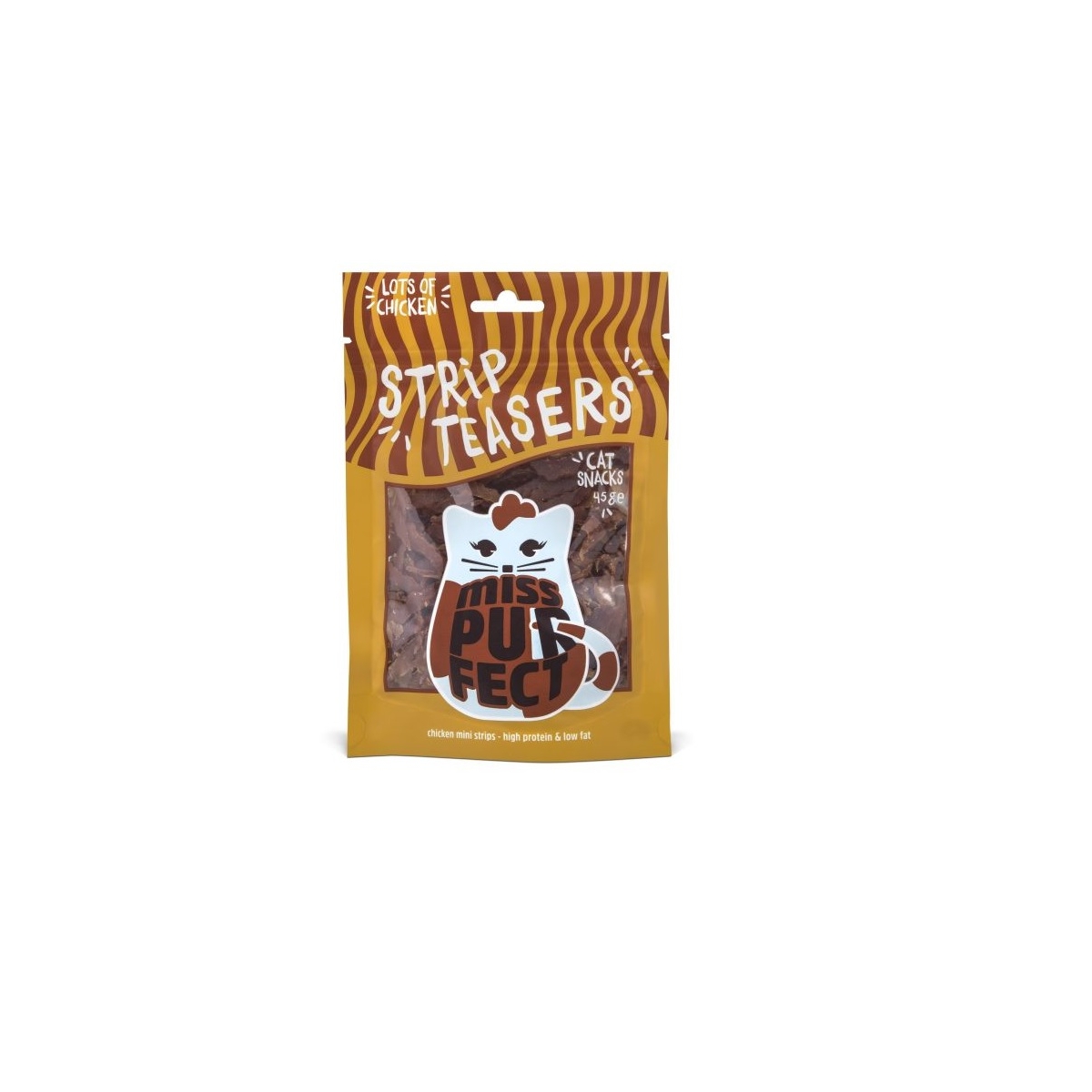 Miss Purfect Strip Teasers barība kaķiem, 45 g - Produkta attēls