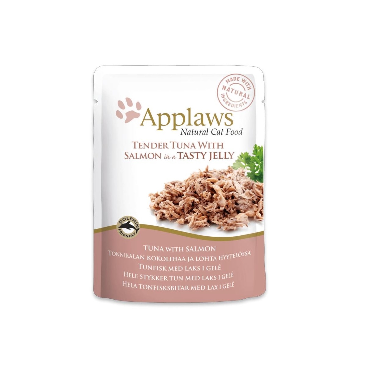 Applaws konservētā barība kaķiem ar tunci un lasi želejā, 70 g - Produkta attēls