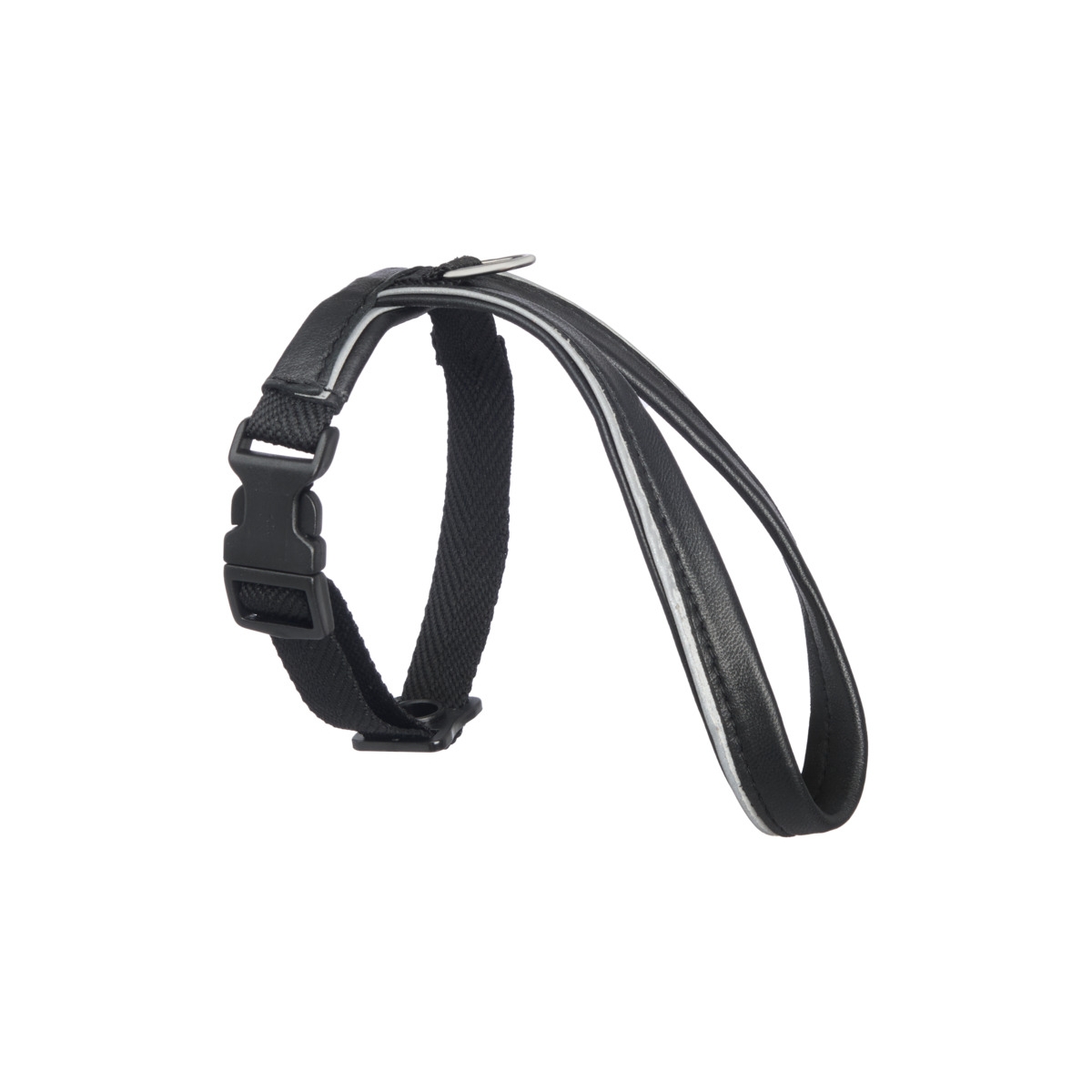 FEEL LEATHER Purr krūšu siksna kaķiem, M, melna - Produkta attēls