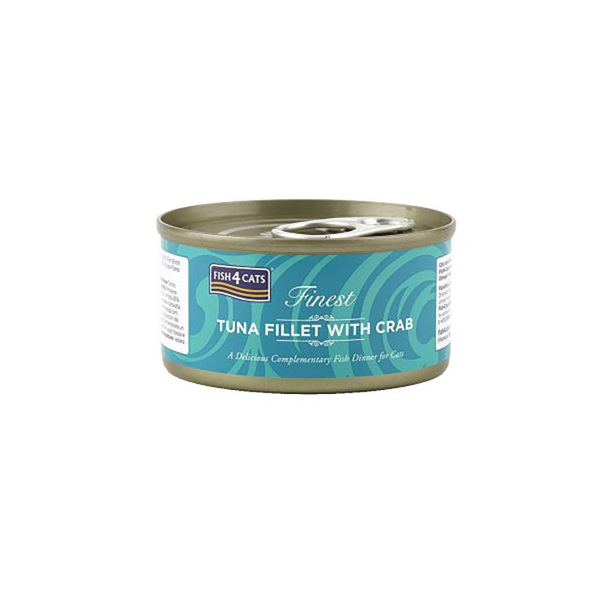 FISH4CATS mitrā barība kaķiem, tuncis/krabis, 70 g - Produkta attēls