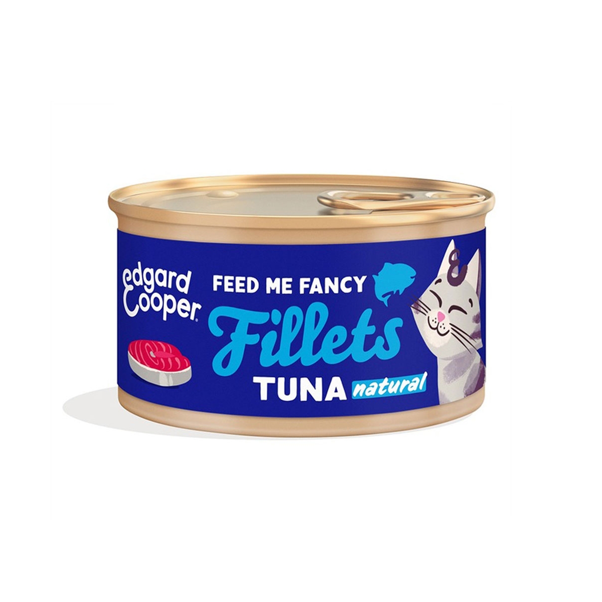 EDGARD COOPER mitrā barība kaķiem, tuncis, 70g - Produkta attēls