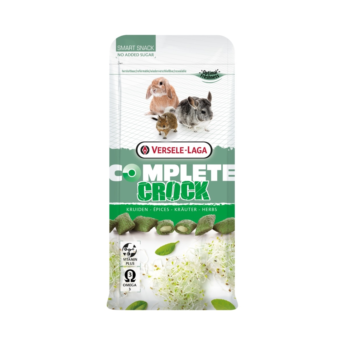 Versele-Laga Crock Complete kārums maziem dzīvniek. ar garšaugiem 50 g - Produkta attēls