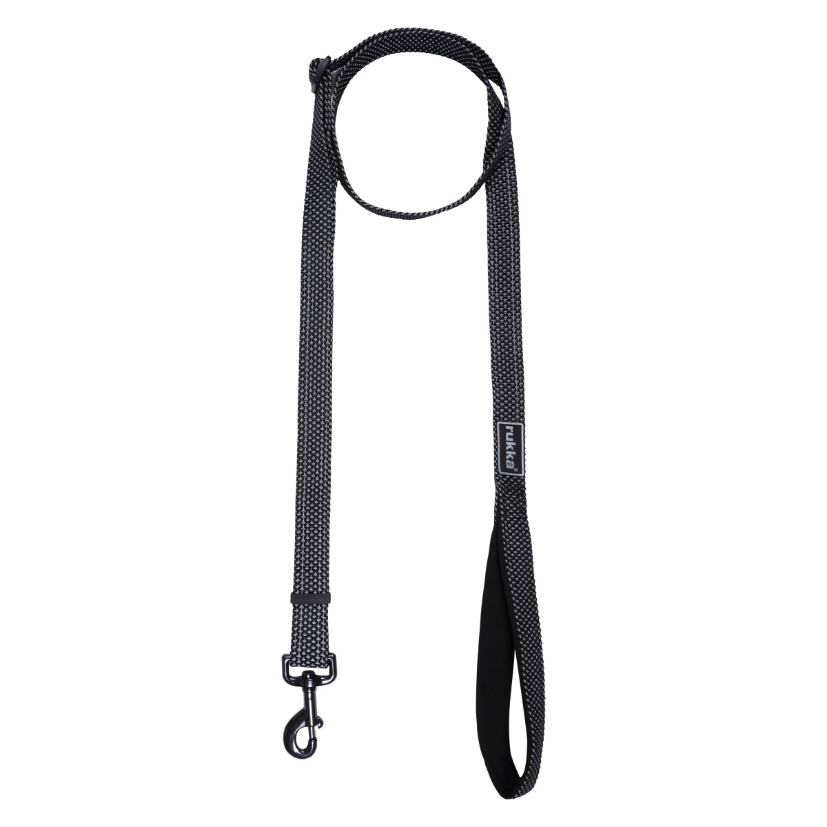 Rukka Star suņu pavada, S izmērs, 15 mm/200 cm, melna - Produkta attēls 1