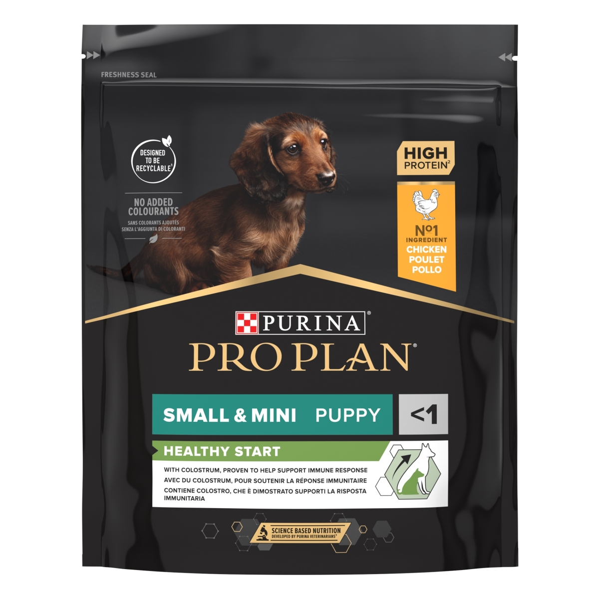 Pro Plan Puppy Small Breed sausā barība kucēniem, ar vistu 700 g