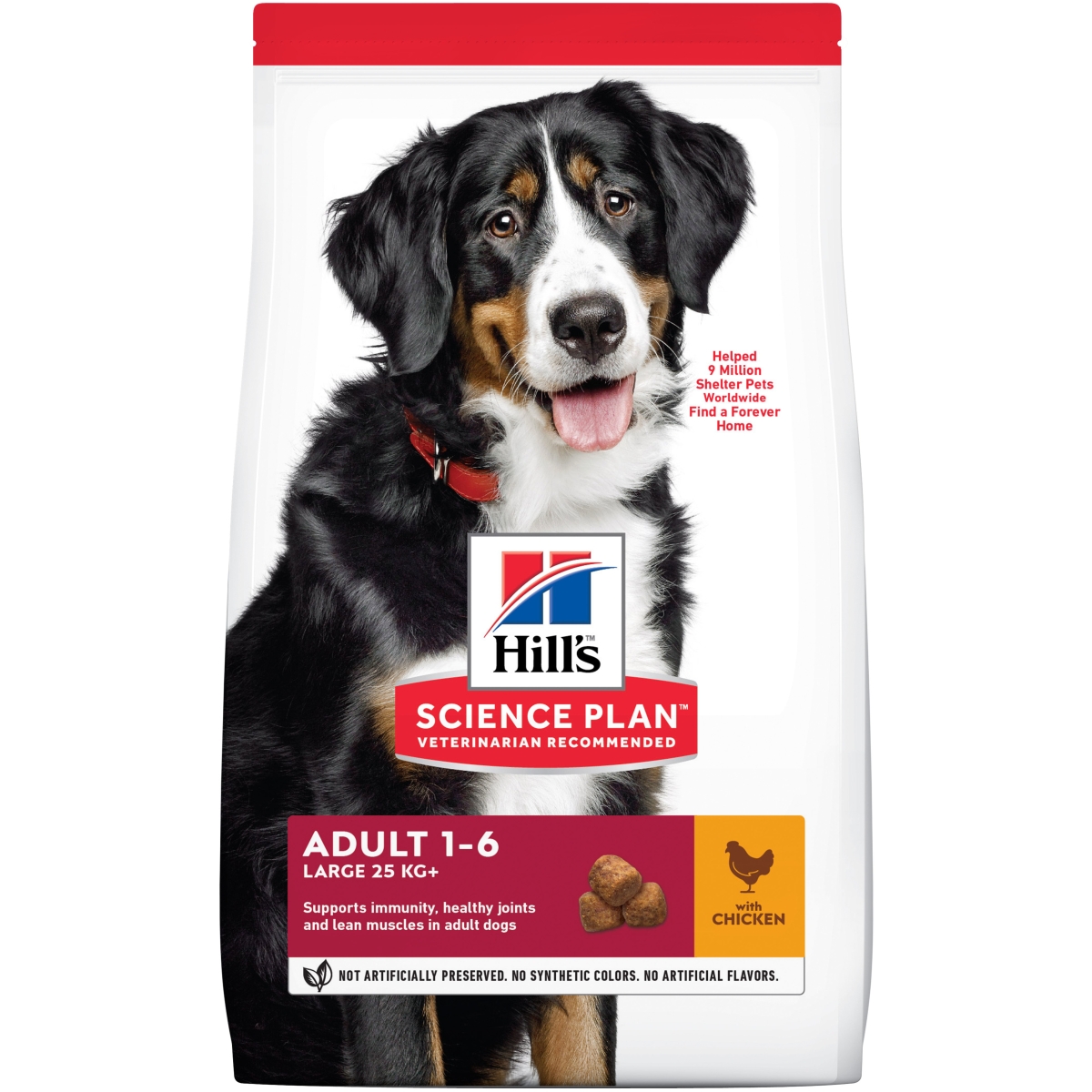 Hills suņu sausā bar Advanced Fitn lielām šķirnēm vista 3kg - Produkta attēls