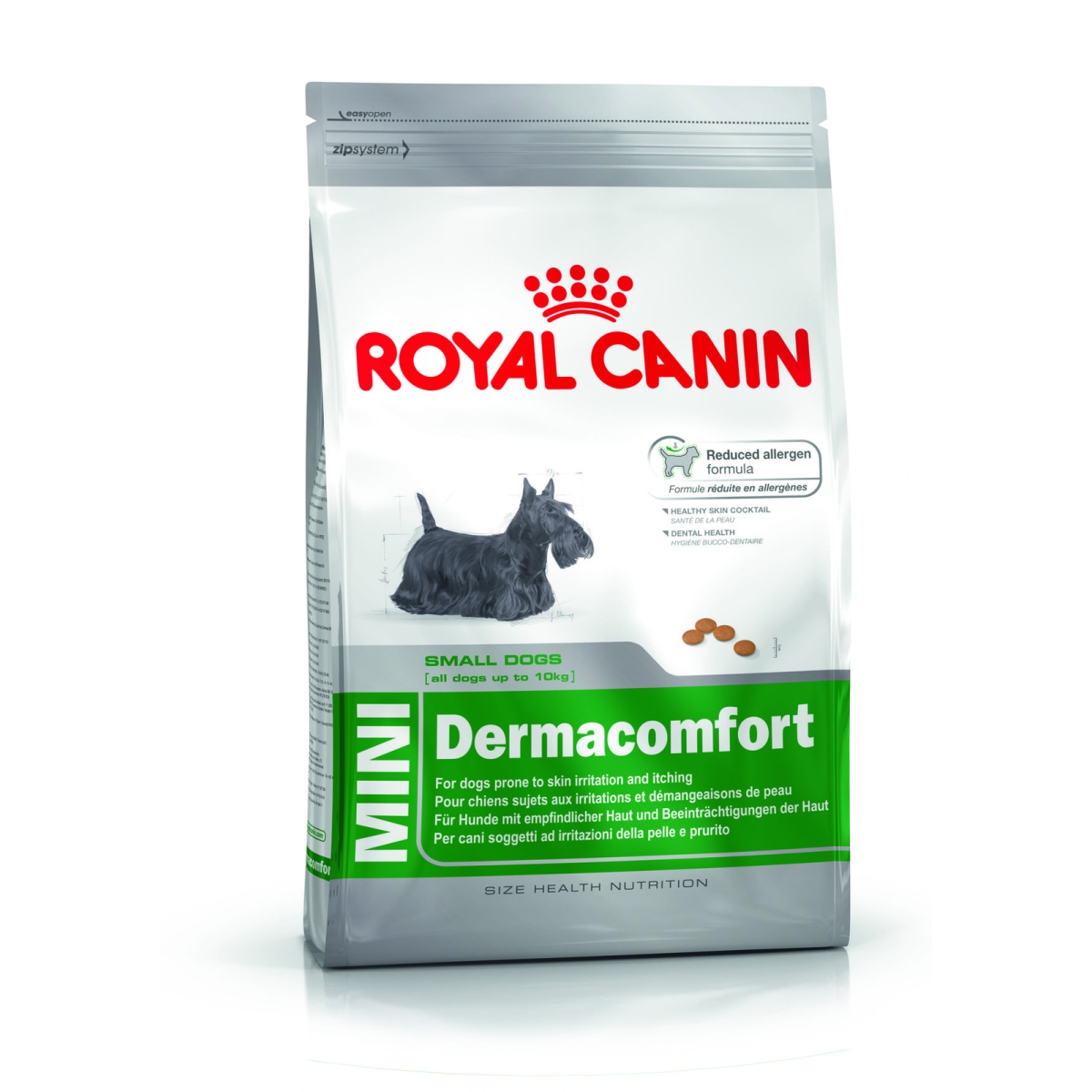 Royal Canin Dermac. barība mazo šķirņu suņiem, 800 g - Produkta attēls