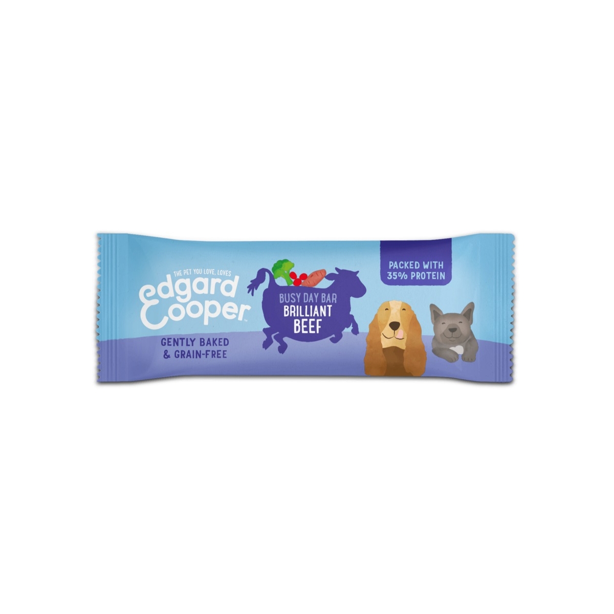 EDGARD COOPER suņu kārums-batoniņš ar liellopu, 25g - Produkta attēls