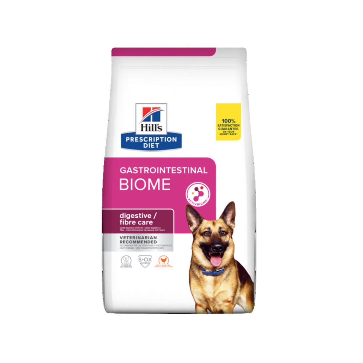 HILL'S PD g/i Biome Fibre sausā barība suņiem, vista, 10kg - Produkta attēls