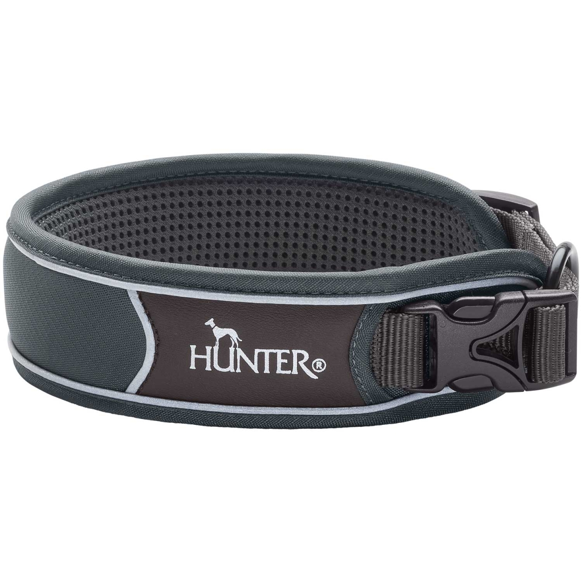 HUNTER Divo kakla siksna suņiem 34-45/M, pelēka - Produkta attēls