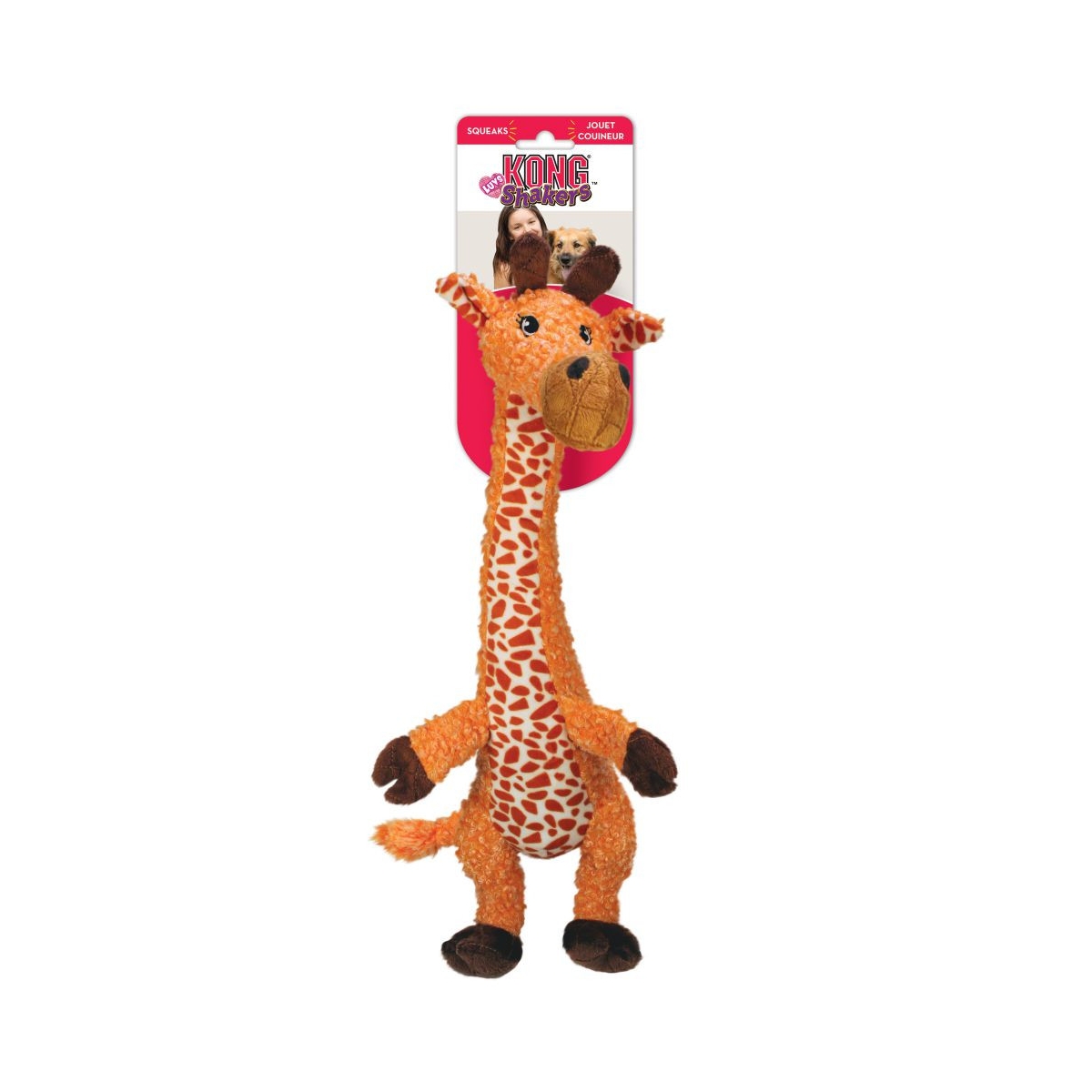 KONG Shakers Luvs Giraffe rotaļlieta suņiem, 45cm - Produkta attēls