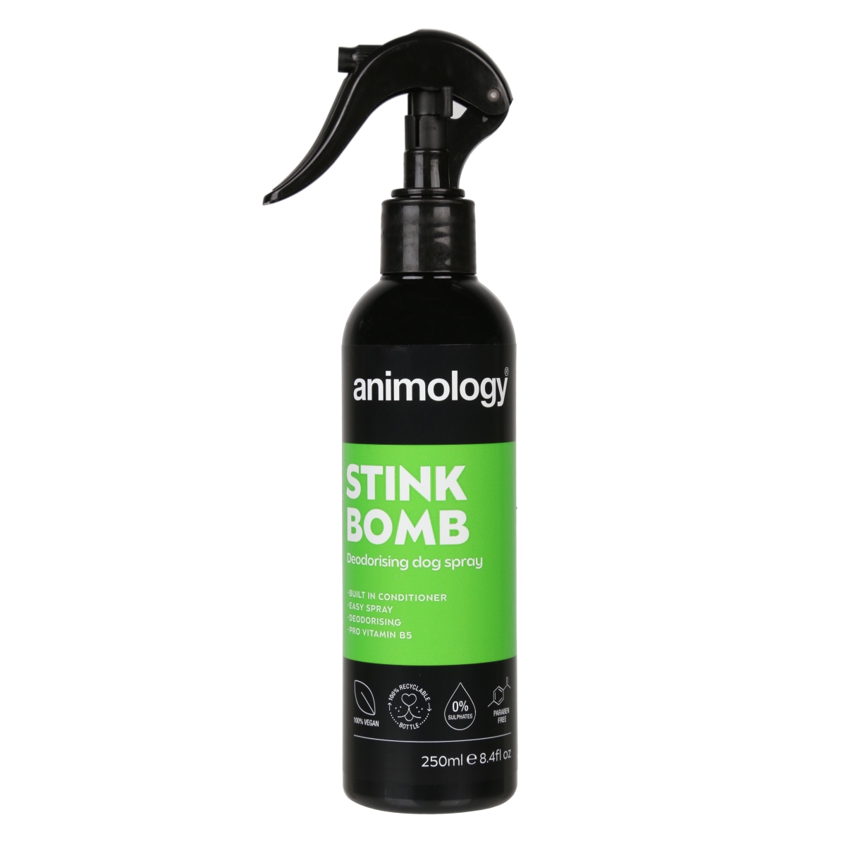 ANIMOLOGY Stink Bomb atsvaidzinošs sprejs suņiem, 250 ml - Produkta attēls
