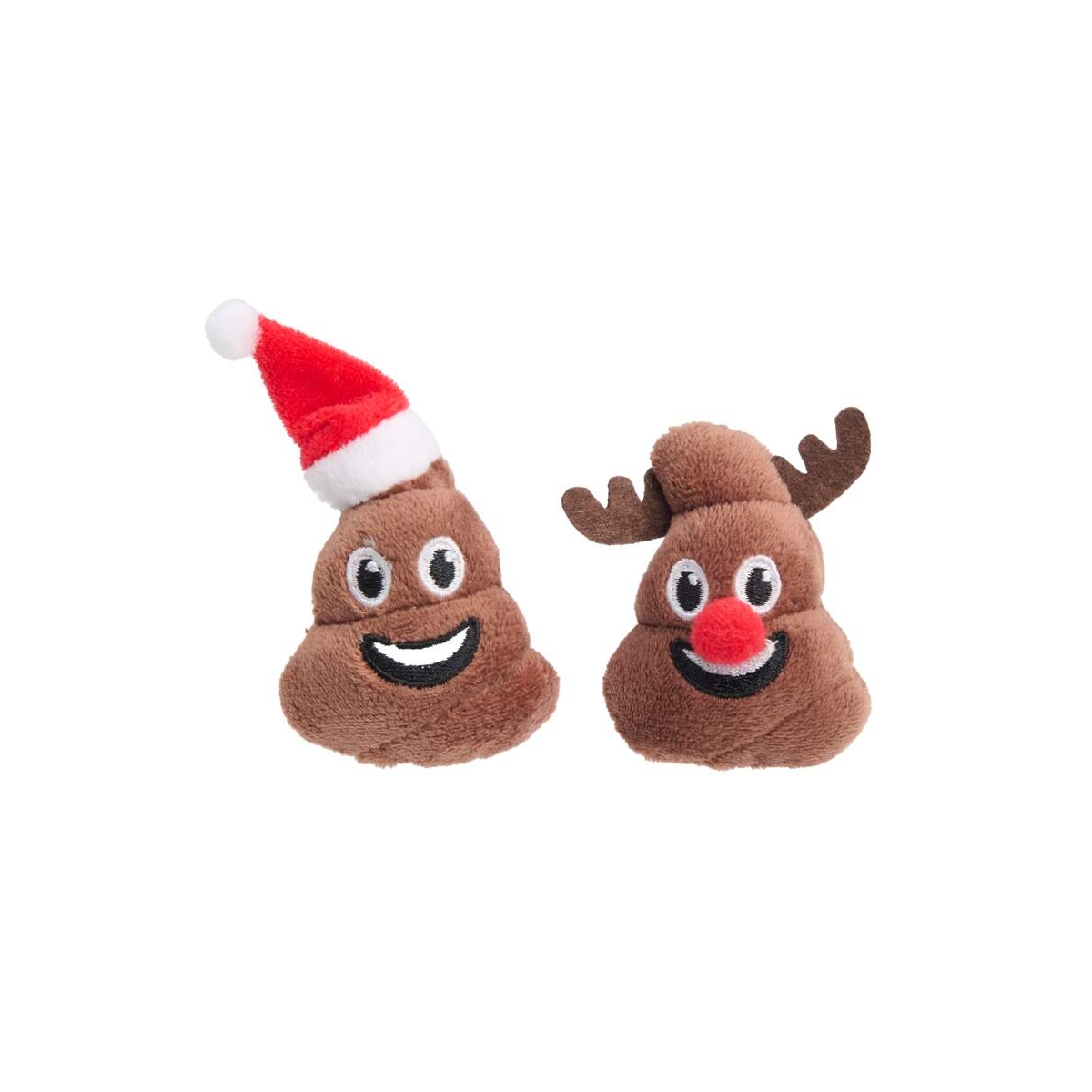 LITTLE&BIGGER Xmas-Poop rotaļlietas kaķiem, 2gb - Produkta attēls