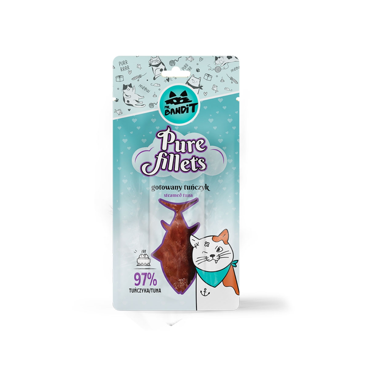 MR.BANDIT Tunča fileja kaķiem, 30g - Produkta attēls